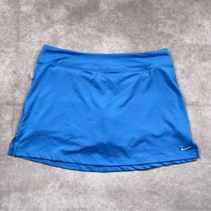 Nike Tennis Golf Skort Womens L Blue Power Challenge Court Performance Skirt